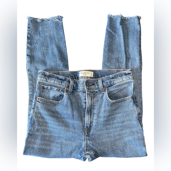 Abercrombie & Fitch The Skinny High Rise Jean Women’s Size 27 / 4 S Short Inseam - Picture 10 of 14